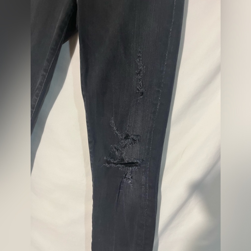 Citizens of Humanity Rocket Skinny High Rise Distressed Jean Porter Ashy Black - Picture 2 of 9